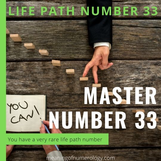 life path number 33 meaning