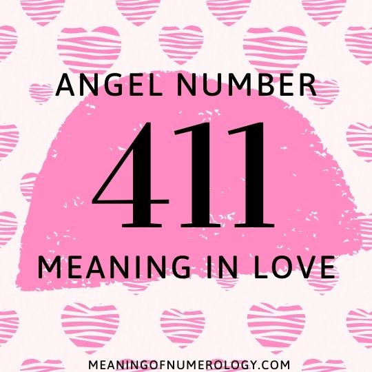 angel number 411 meaning in love
