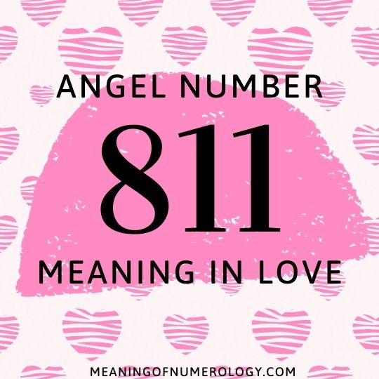 angel number 811 meaning in love