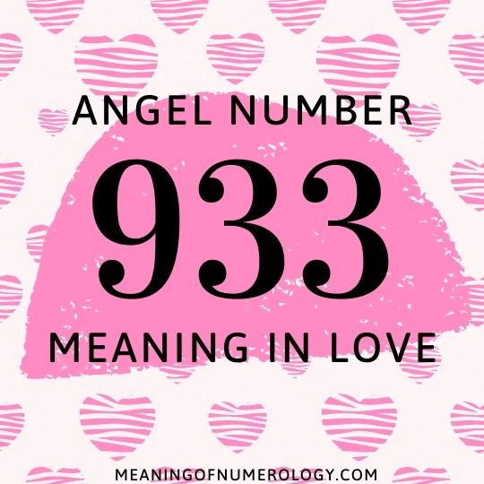 angel number 933 meaning in love