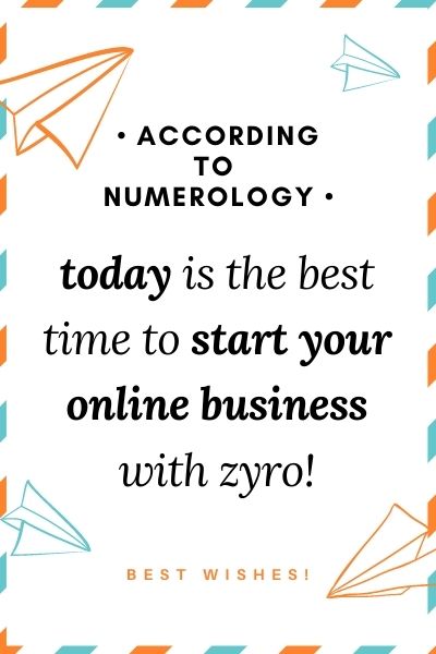 best time to start your online businee with zyro