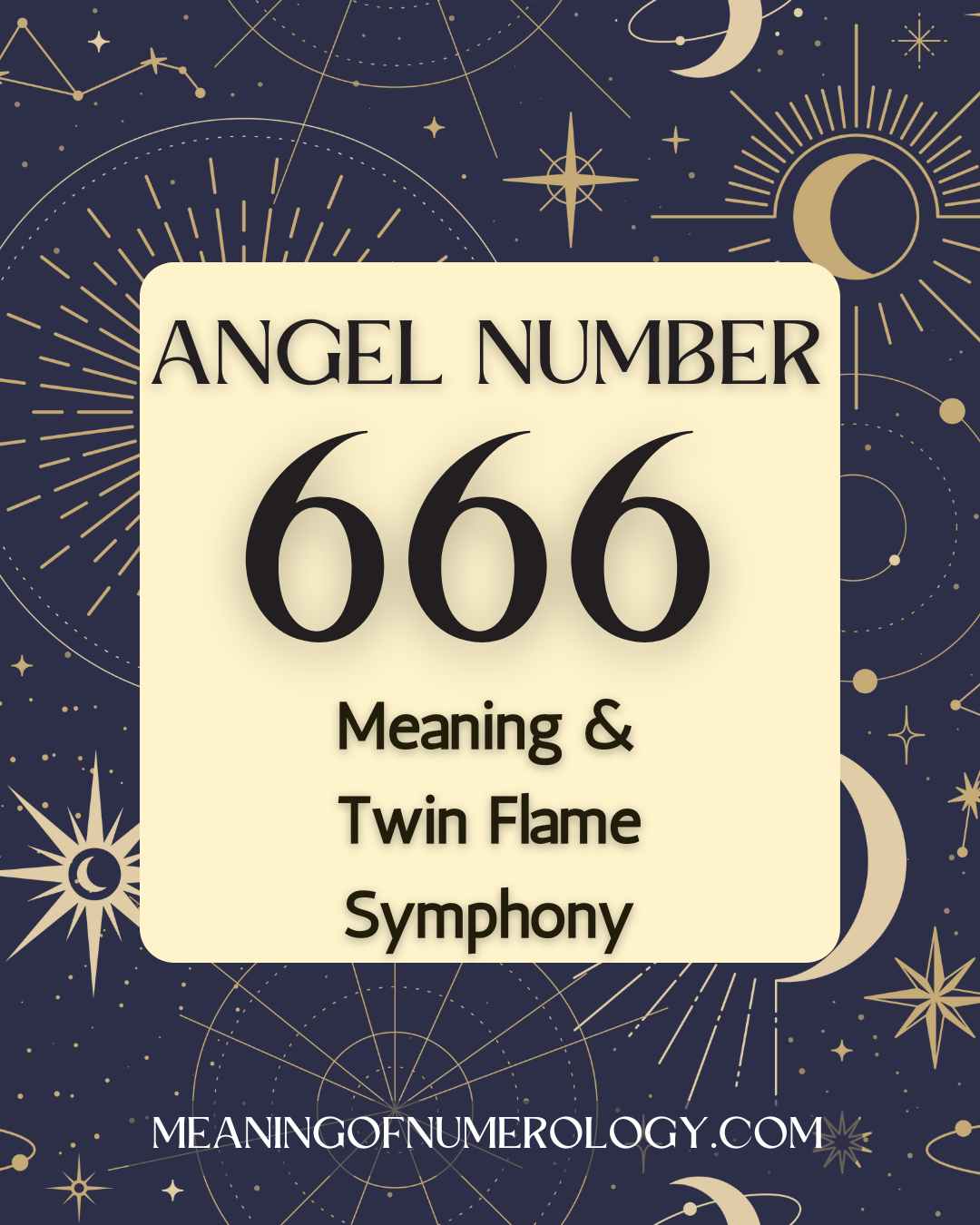 Purple Mystic Astrology Moon Angel Number 666 Meaning & Twin Flame Symphony