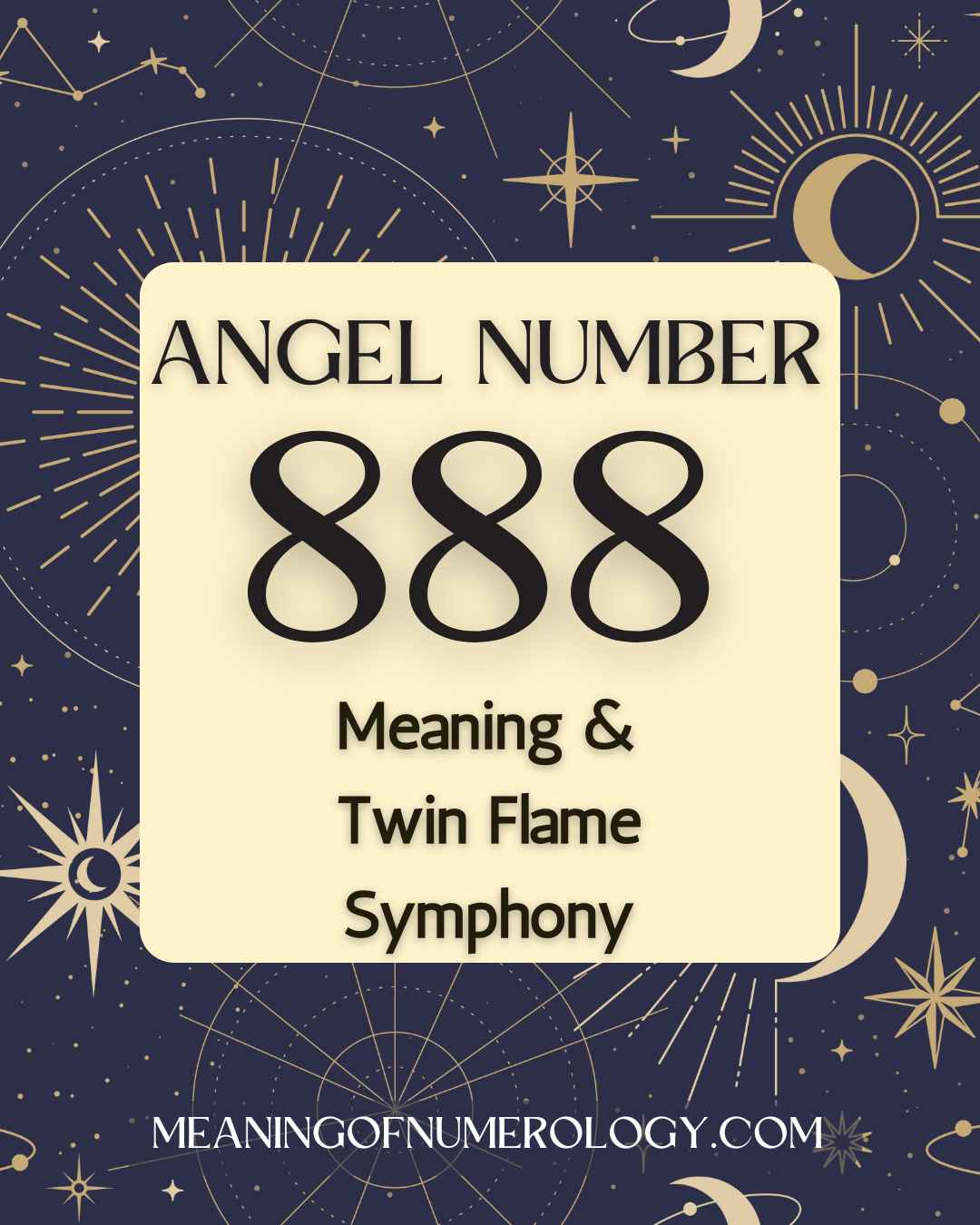 Purple Mystic Astrology Moon Angel Number 888 Meaning & Twin Flame Symphony