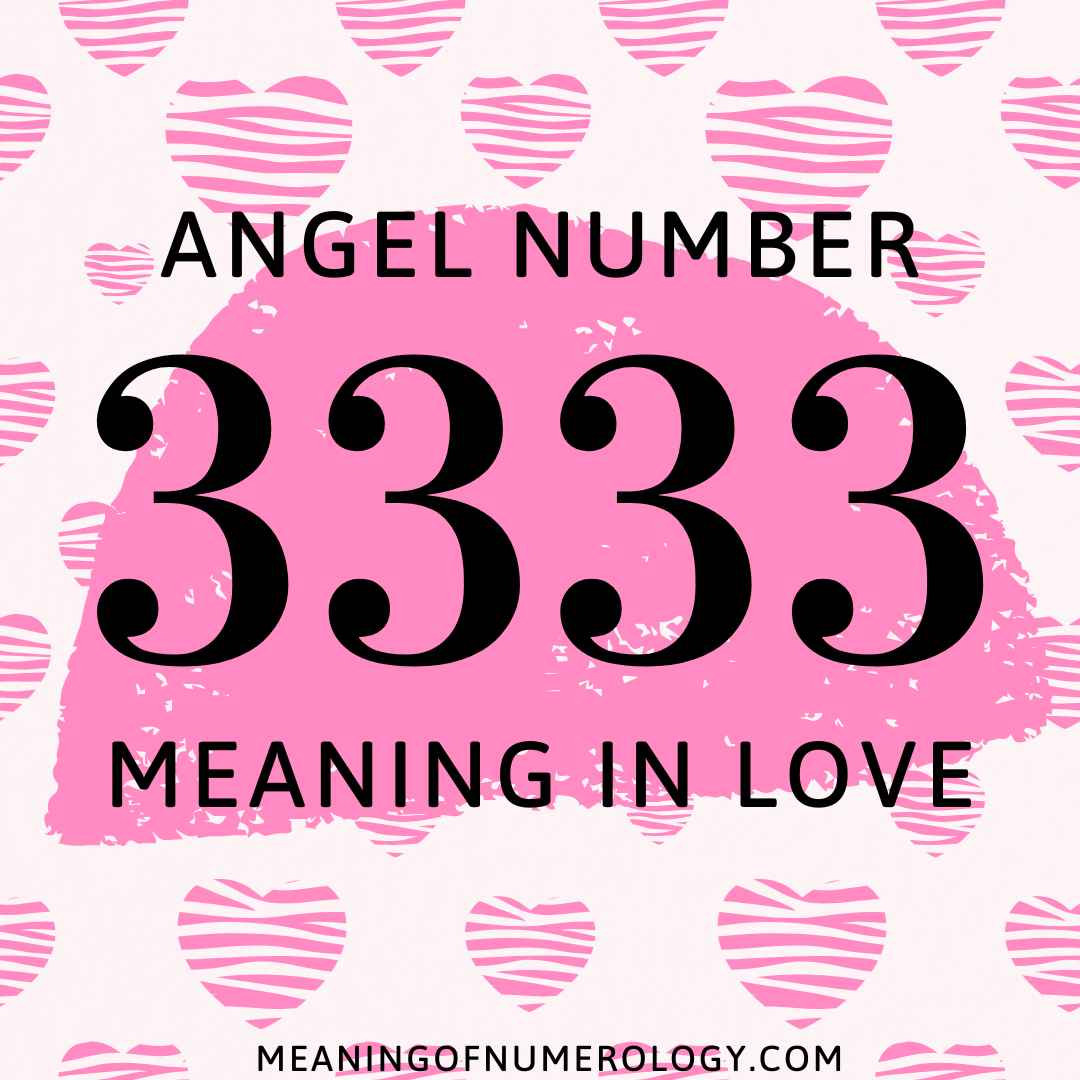 angel number 3333 meaning in love